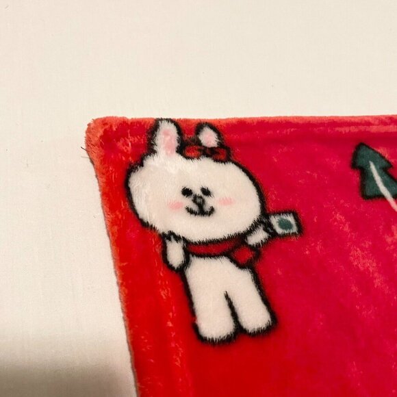 Starbucks Line Friends Brown Limited Edition Holiday Blanket 40 x 26 Inch - Picture 9 of 16